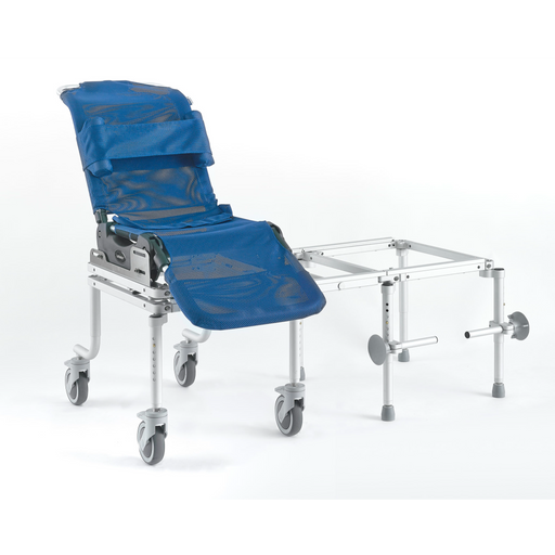Nuprodx Mesh cover, Adjustable Back Angle and Calf Support Pediatric Tub Access Slider System mc6000 Leckey Nuprodx