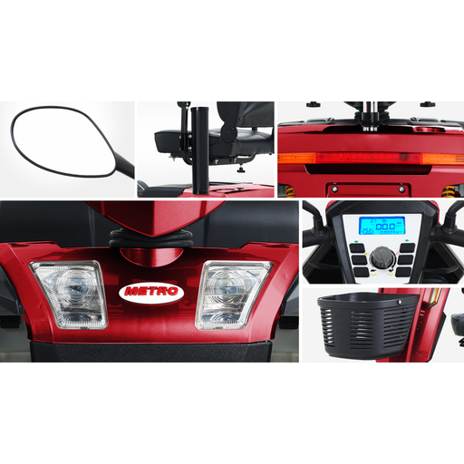 Metro Mobility Heavy Duty Electric 4-Wheel S500 Mobility Scooter Metro Mobility