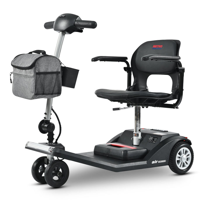 Metro Mobility Lighted Weighted Foldable Airline 3-Wheel Mobility Scooter AIR CLASSIC, W429P153995 Metro Mobility