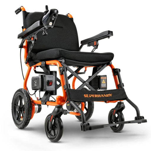 Superhandy Electric Foldable Wheelchair Plus Upgraded Battery GUT 166 Superhandy