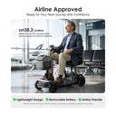 Metro Mobility AIR TRAVELLER 4-Wheel Folding Mobility Scooter | 300 lb Capacity, Up to 16-Mile Range