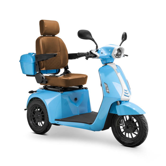 Bespoke Three-Wheel Scooter, 15MPH, 35 Mile Range, 400 LBS Capacity Elite Electric Mobility Scoter SUP3 Bespoke