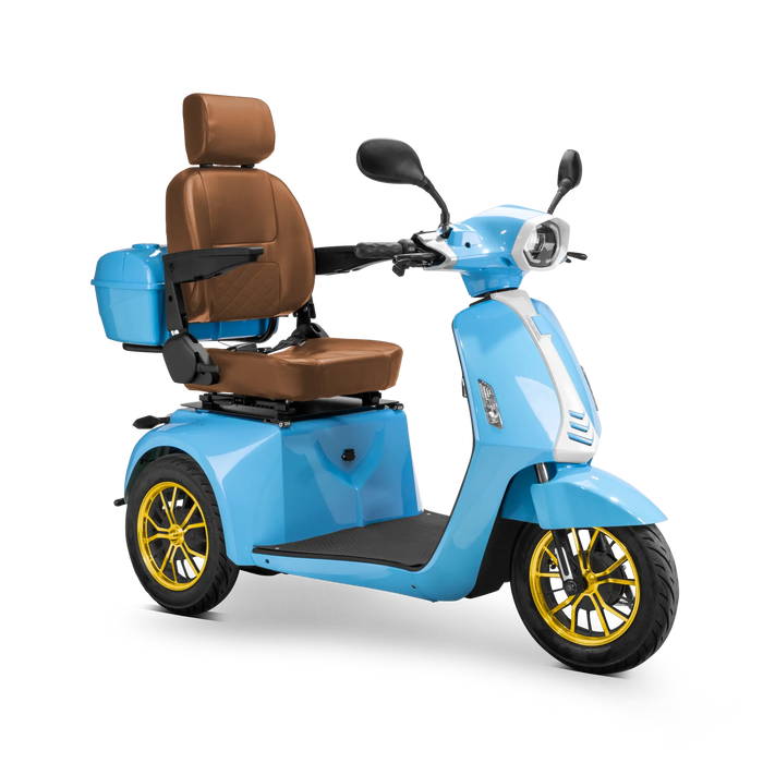 Bespoke Three-Wheel Scooter, 15MPH, 35 Mile Range, 400 LBS Capacity Elite Electric Mobility Scoter SUP3 - Balalah Mobility Aid Solutions