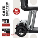 Metro Mobility AIR TRAVELLER 4-Wheel Folding Mobility Scooter | 300 lb Capacity, Up to 16-Mile Range