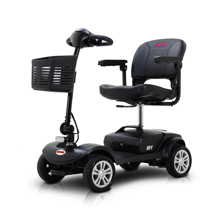 Metro Mobility Foldable High Weight Capacity, Light Weighted 4-Wheel Electric Mobility Scooter M1