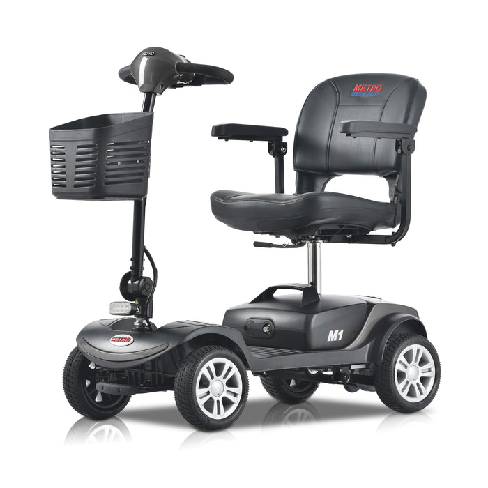 Metro Mobility Foldable High Weight Capacity, Light Weighted 4-Wheel Electric Mobility Scooter M1