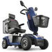 Metro Mobility S500 blue four-wheel electric mobility scooter