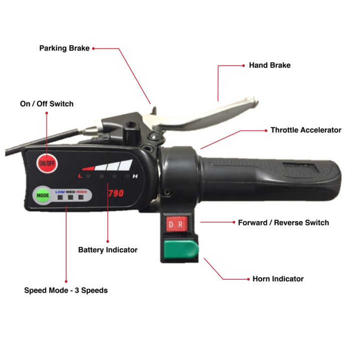 SmartScoot Ultra Lightweight Foldable Mobility Scooter S1500