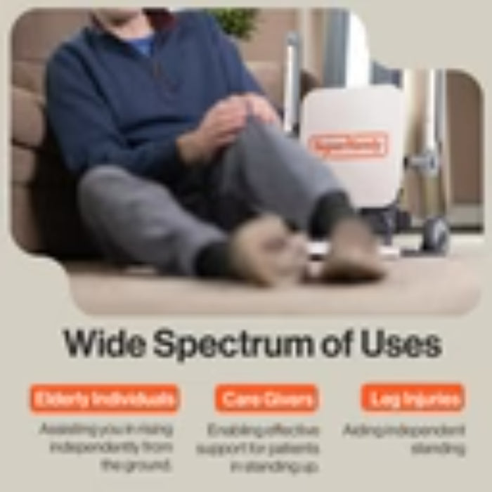 SuperHandy GoRise FS Electric Floor-to-Standing Lift, 500 lb Capacity, Dual Power | GUT168