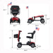 Metro Mobility Foldable 4-Wheel Electric Mobility Scooter UPGRADED PATRIOT Metro Mobility
