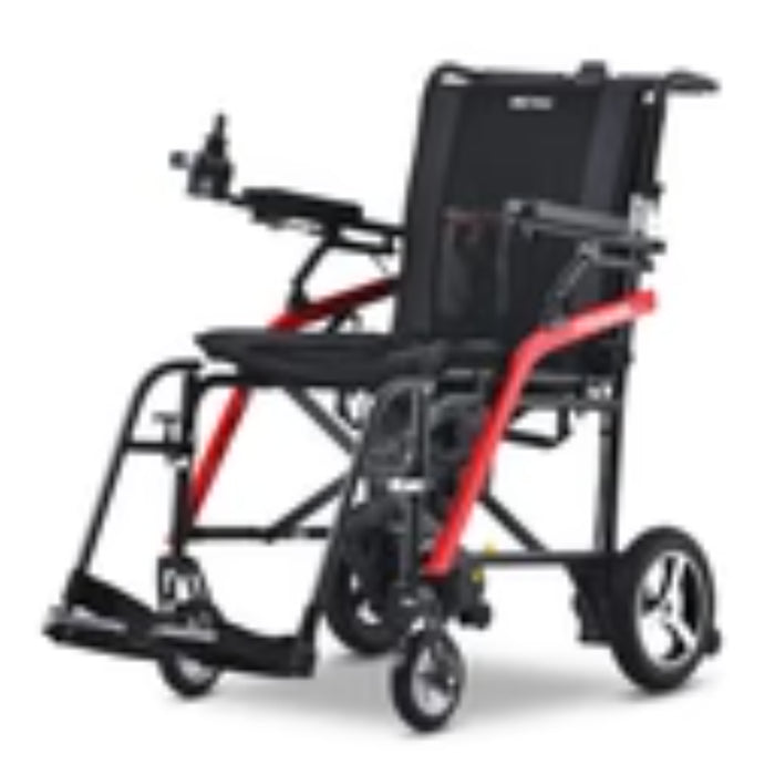 Metro Mobility iTravel Lite Lightweight Folding Electric Wheelchair | 220 lb Capacity, Up to 10-Mile Range
