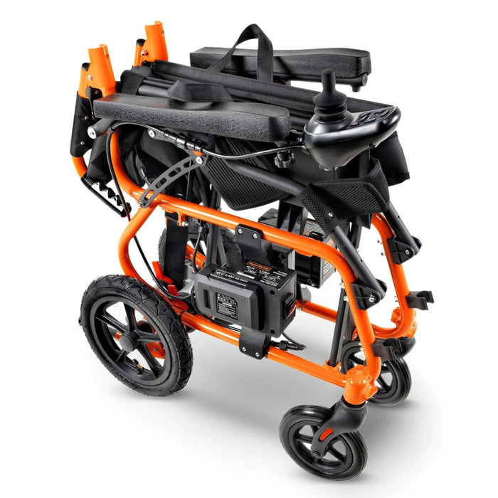 SuperHandy GoRide 2 Foldable Electric Wheelchair, 300 lb Capacity, Dual 48V Batteries | GUT166