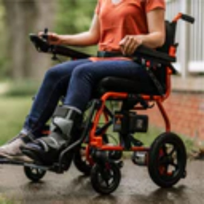 Superhandy Electric Foldable Wheelchair Plus Upgraded Battery GUT 166