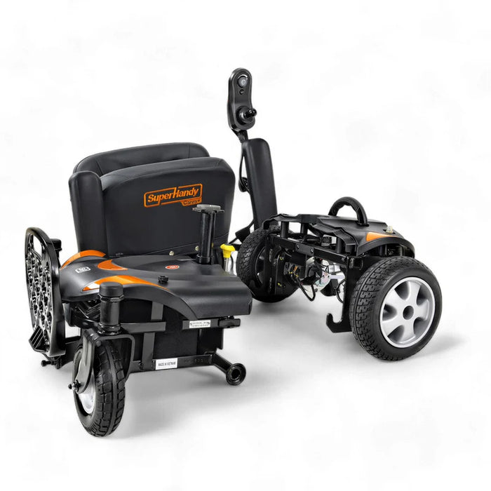 Superhandy Electric Rear-Wheel Drive Wheelchair, GoRide CRZ Powerchair- GUT172