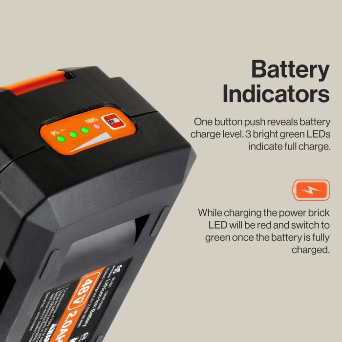 SuperHandy 48V 2Ah Lithium-Ion Battery, 88.8Wh, 2-Hour Charge | GUO050