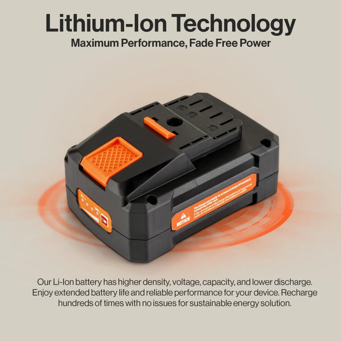 SuperHandy 48V 2Ah Lithium-Ion Battery, 88.8Wh, 2-Hour Charge | GUO050