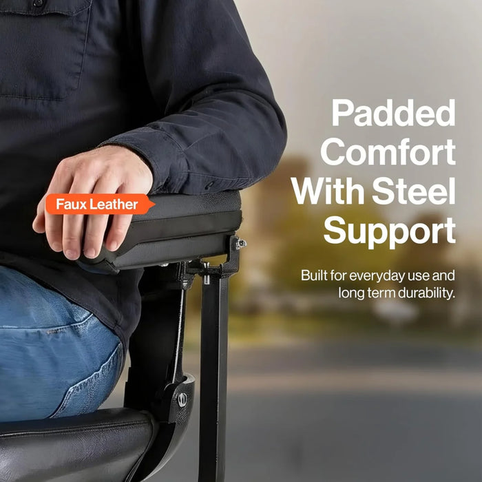 SuperHandy Adjustable Armrest Kit for Explorer GUT161 Mobility Scooter (2nd Gen)