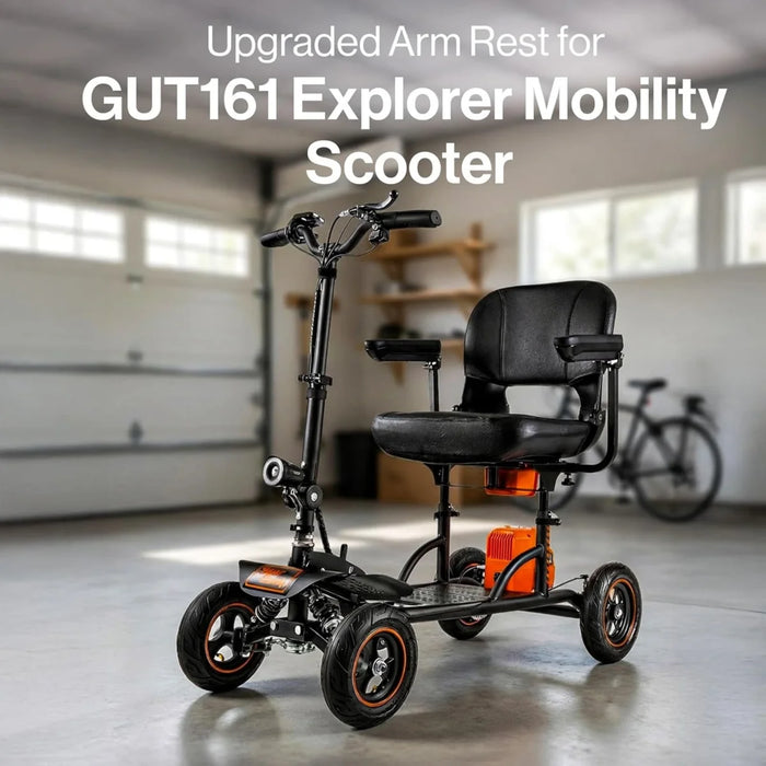 SuperHandy Adjustable Armrest Kit for Explorer GUT161 Mobility Scooter (2nd Gen)