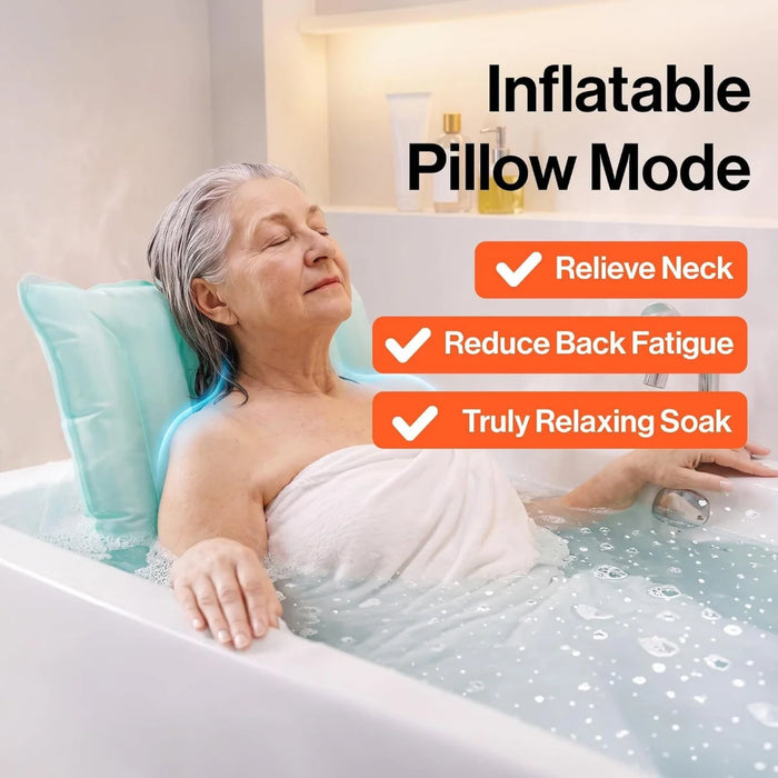 SuperHandy Portable Inflatable Bath Lift Cushion, 400 lb Capacity, 1–20" Lift Range | GUT194
