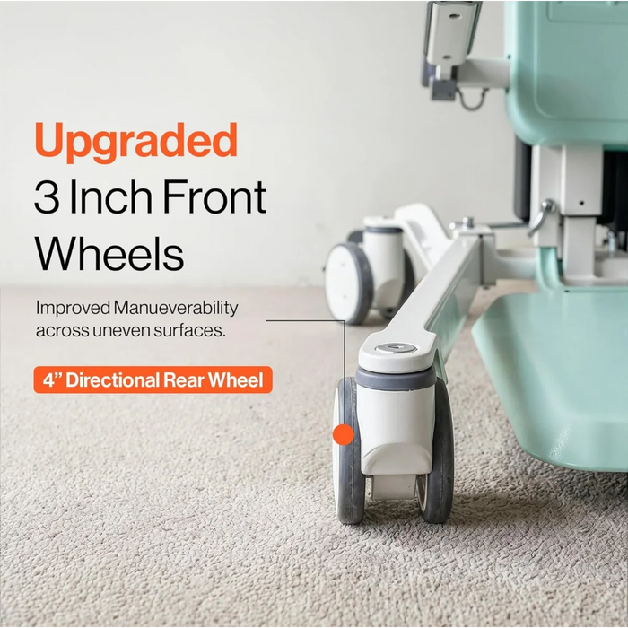 SuperHandy Electric Transfer Floor Lift, 500 lb Capacity, Adjustable Base, Dual Power | GUT201