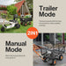 Superhandy Towable Garden Cart - Quick Dump System, 10" Tires, Connects with Tugger Scooter GUO109 Superhandy